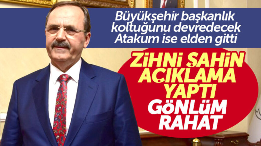 Samsun Büyükşehir Başkanı Zihni Şahin: Görevi Mustafa Demir'e huzur içinde devredeceğim