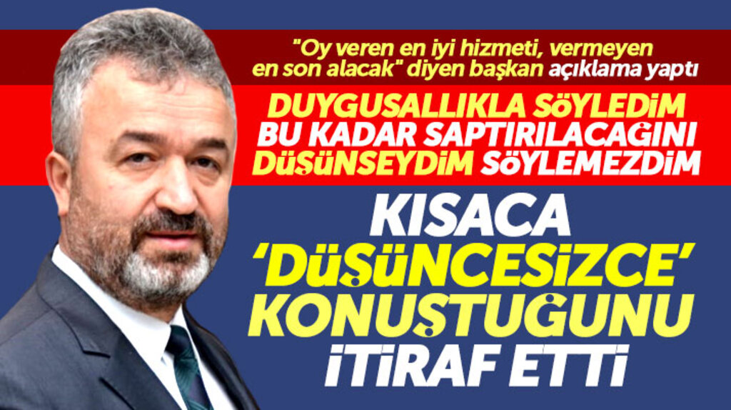 Samsun'da oy veren en iyi hizmeti alacak vermeyen alamayacak diyen o belediye başkanı konuştu