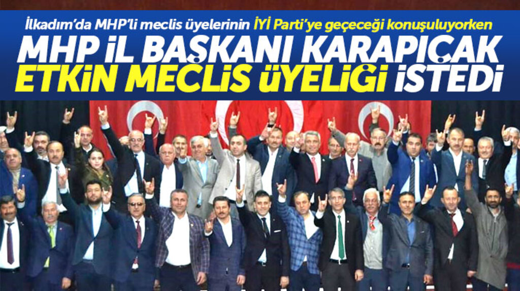 MHP Samsun İl Başkanı Abdullah Karapıçak, seçilen meclis üyelerinden etkin görev istedi