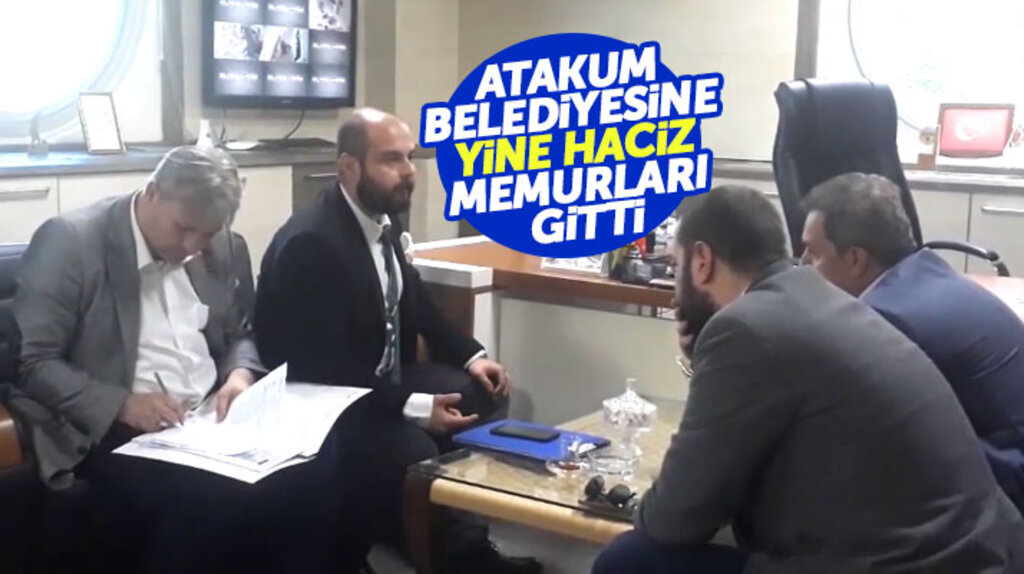 Samsun'da Atakum Belediyesine yine haciz memurları gitti