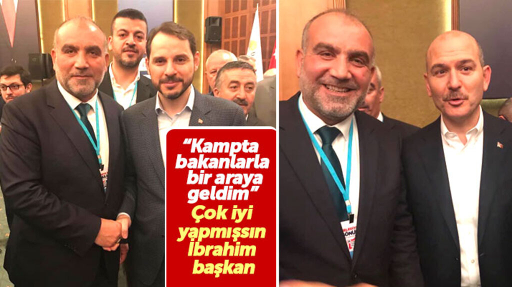 Canik Belediye Başkanı Sandıkçı Kızılcahamam kampında bakanlarla bir araya geldi