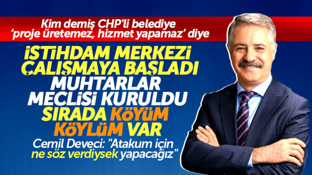 Samsun'da Atakum Belediye Başkanı Deveci şimdi de Köyüm Köylüm projesini hayata geçiriyor
