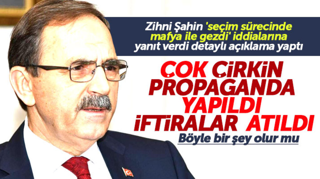 Zihni Şahin 31 Mart seçimlerinde Atakum'da mafya ile gezdi iddialarına sert cevap verdi