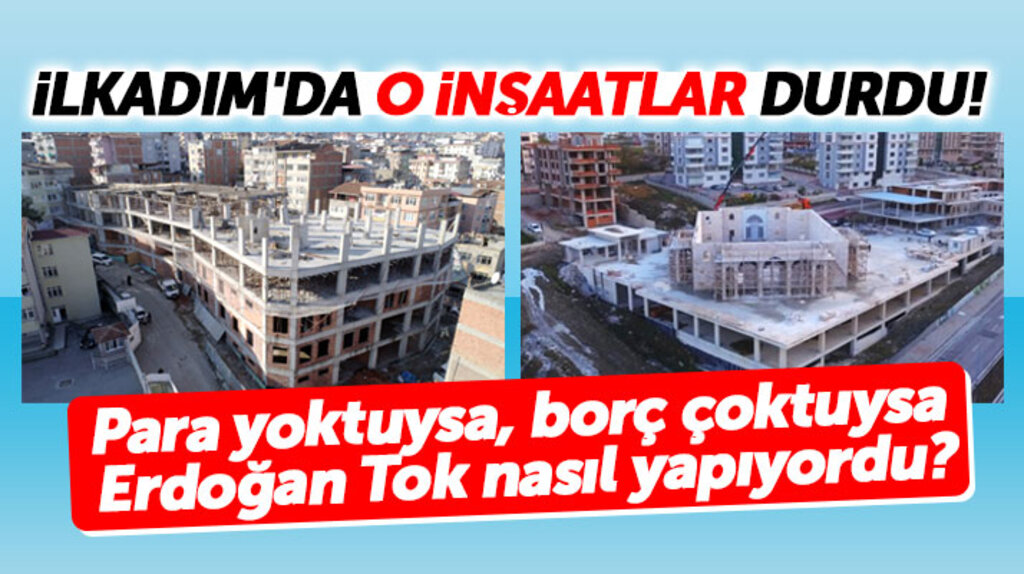Samsun'da İlkadım Belediyesi o inşaatların yapımını ekonomik gerekçelerle durdurdu
