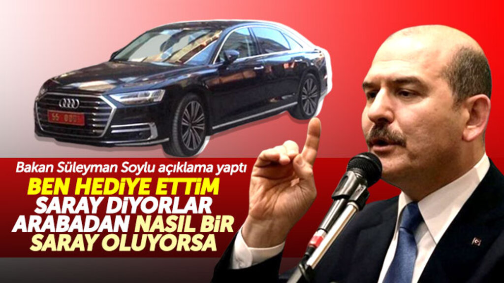 Bakan Soylu Samsun Valisi Osman Kaymak'ın makam aracı ile ilgili açıklama yaptı