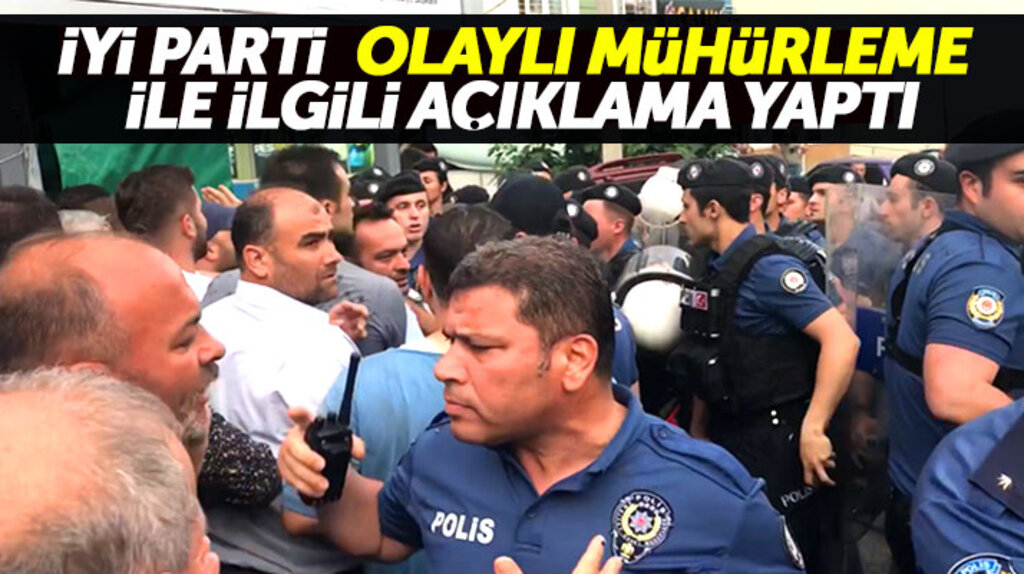 İYİ Parti, Samsun Tekkeköy'de yaşanan olaylı mühürleme ile ilgili açıklama yaptı