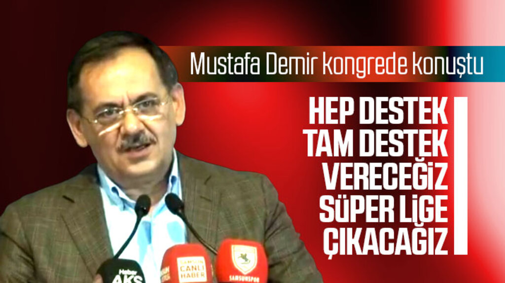 Samsun Büyükşehir Başkanı Mustafa Demir: Samsunspor'a gereken desteği vereceğiz