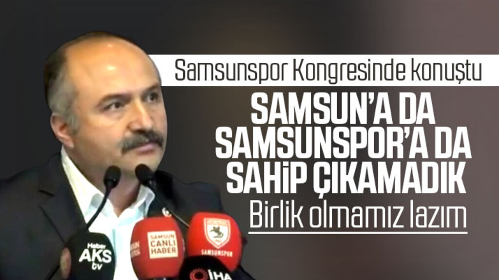 Erhan Usta Samsun ve Samsunspor için birlik olunması çağrısı yaptı