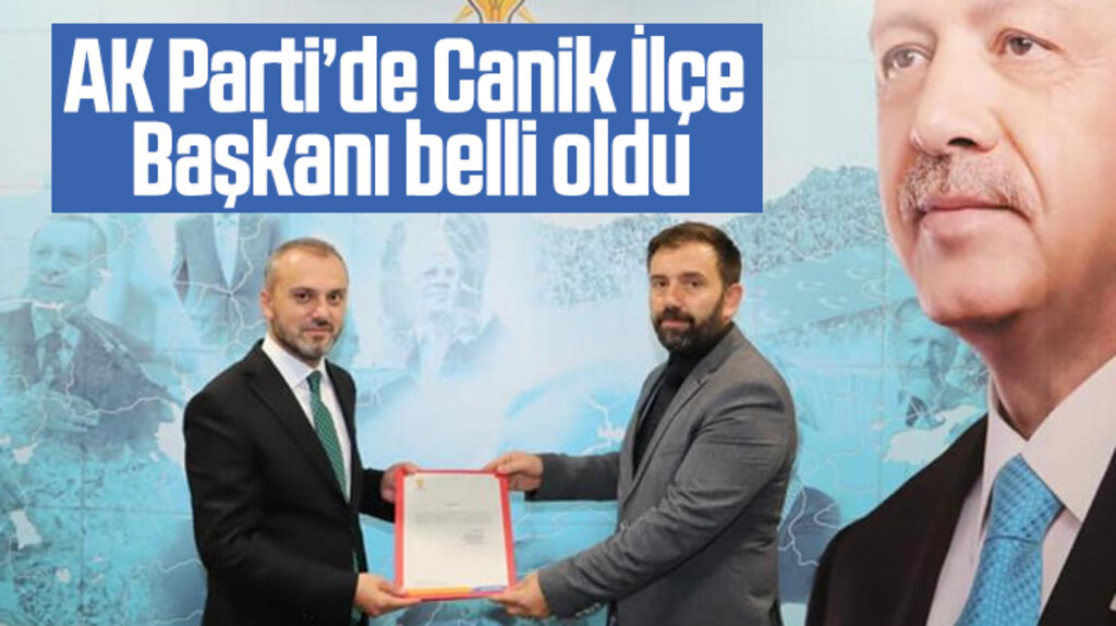 AK Parti Canik İlçe Başkanlığı görevine Mahmut Gençay atandı