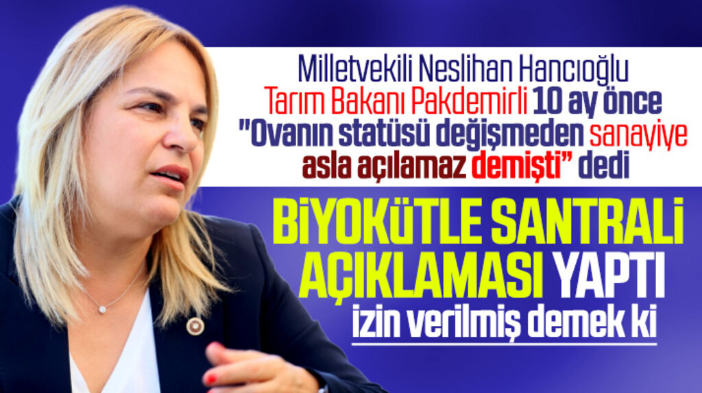 CHP Samsun Milletvekili Hancıoğlu, Biyokütle Enerji Santrali ile ilgili açıklama yaptı