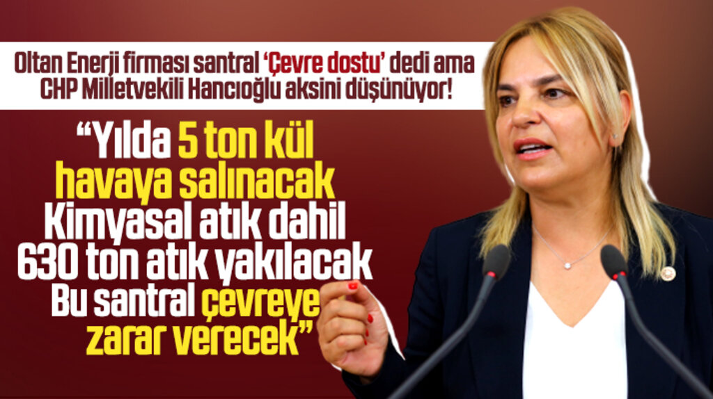 Samsun Milletvekili Hancıoğlu biyokütle santralinin zararsız olduğu iddialarına tepki gösterdi