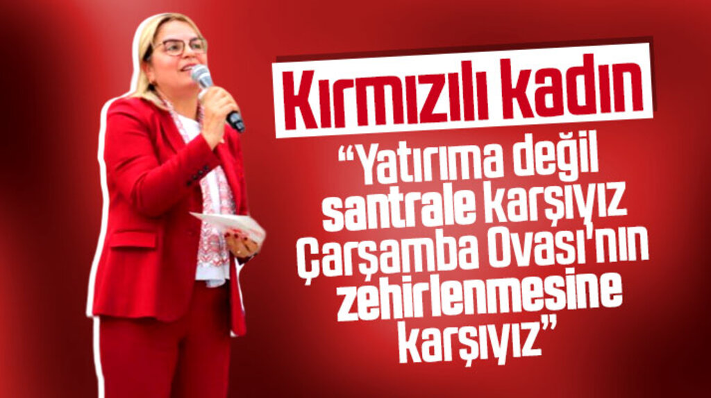 Samsun Milletvekili Neslihan Hancıoğlu: Çarşamba Ovasının zehirlenmesine karşıyız