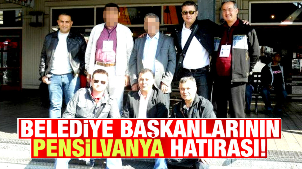 Samsun'da Pensilvanya gezilerine katılan belediye başkanlarının fotoğrafı ortaya çıktı