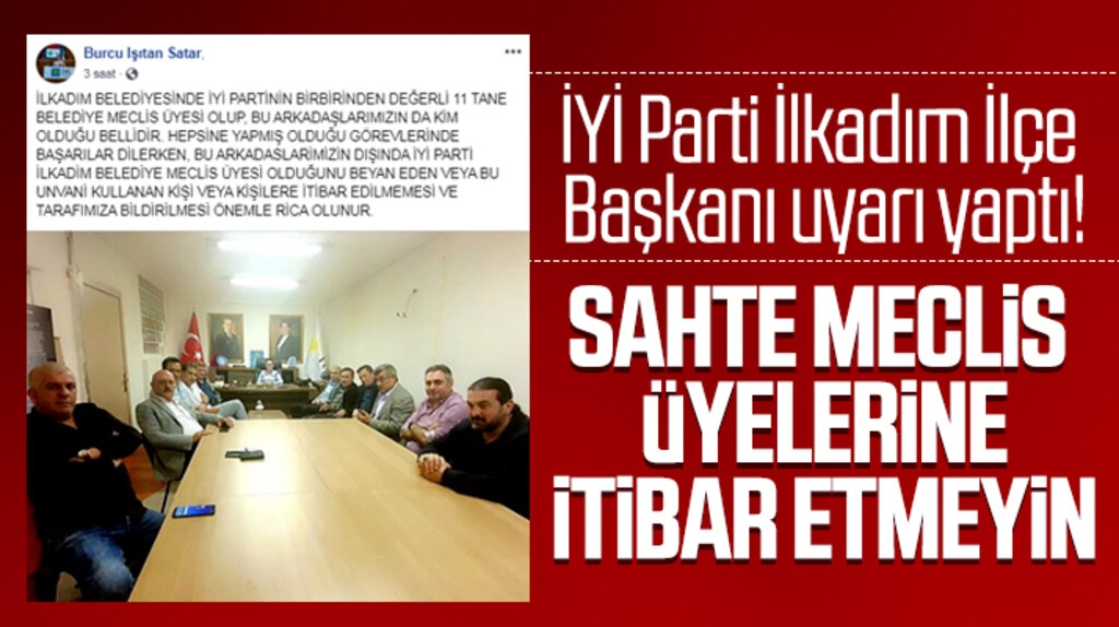  İYİ Parti'nin İlkadım İlçe Başkanı Burcu Işıtan Satar sahte meclis üyelerine karşı uyardı