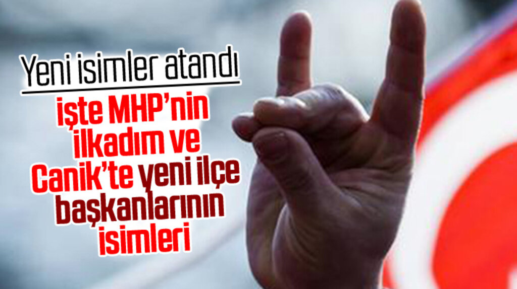 Samsun'da MHP'nin İlkadım, Atakum ve Canik İlçe Başkanlığı görevine atanan işte o yeni isimler