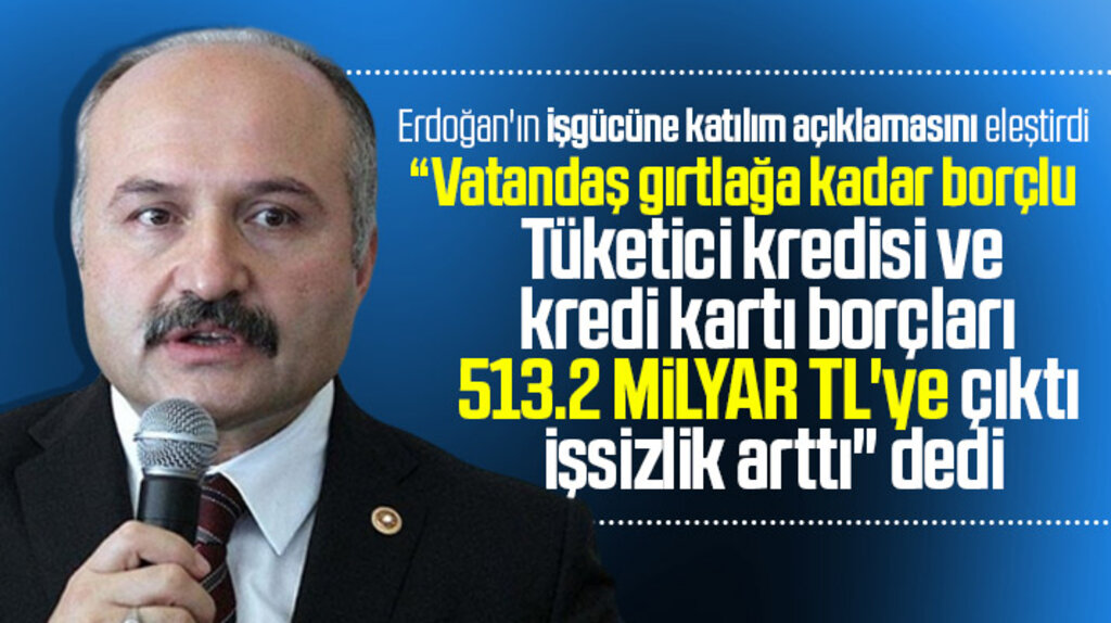 Erhan Usta, Erdoğan'ın iş gücüne katılım açıklamasını eleştirdi