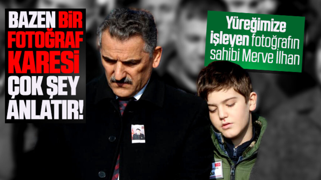 Şehit Kemal Sayar'ın oğlu Yağız'ın Samsun Valisinin omzuna başını yasladığı an