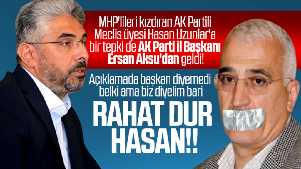 Ersan Aksu'dan MHP'den ayrılan Müslüman kesim diyen Hasan Uzunlar'a tepki
