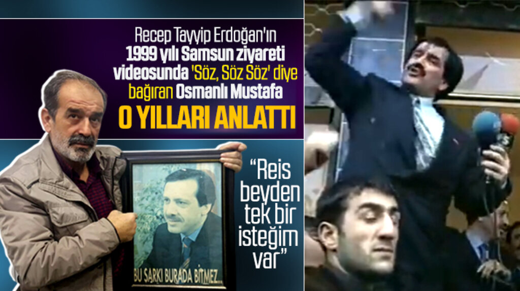 Erdoğan'ın 1999 Samsun ziyareti videosunda söz, söz diye bağıran isim o yılları anlattı