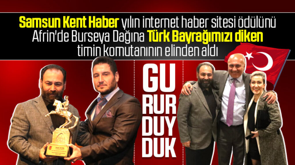 Samsun Kent Haber | Samsun Haber | Samsun Haberleri yılın internet haber sitesi ödülünü aldı