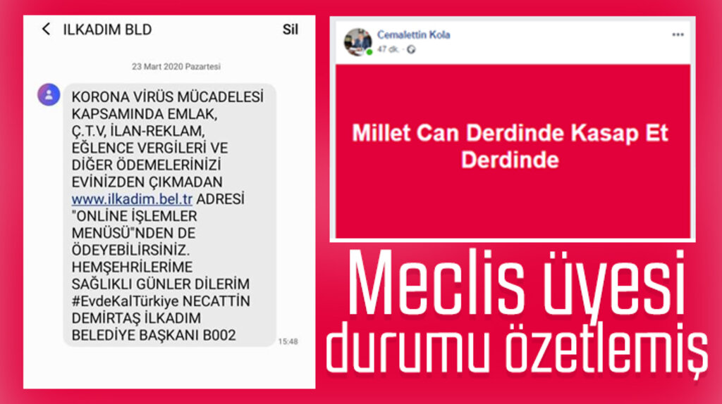 İlkadım Belediyesi'nin Korona Virüs varken vergileri ödeyin mesajı tepki çekti