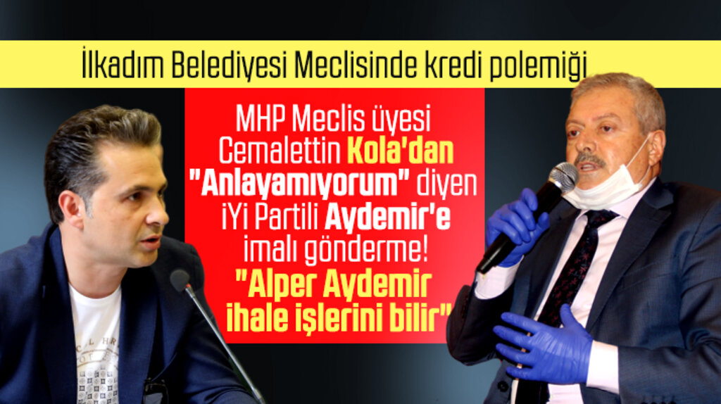İlkadım Belediyesi Meclisinde İYİ Partili üyeye ihale işlerini bilir göndermesi