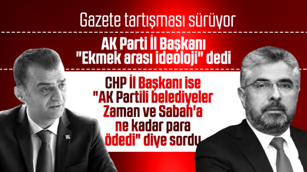 Samsun'da AK Parti ve CHP İl Başkanı arasında gazete tartışması!