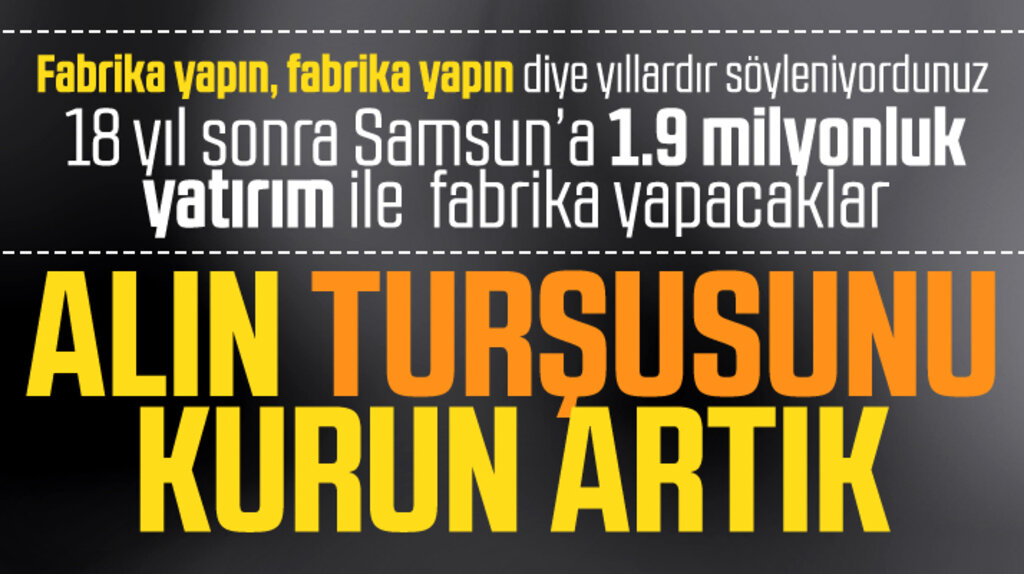 Samsun'a kurulacak Turşu Fabrikasına bakanlık 1.9 milyon destek verecek